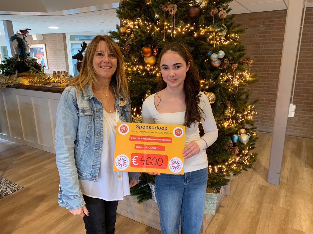 4000 euro opgehaald tijdens de PRO dagen voor woonzorgcentrum Mariënstein