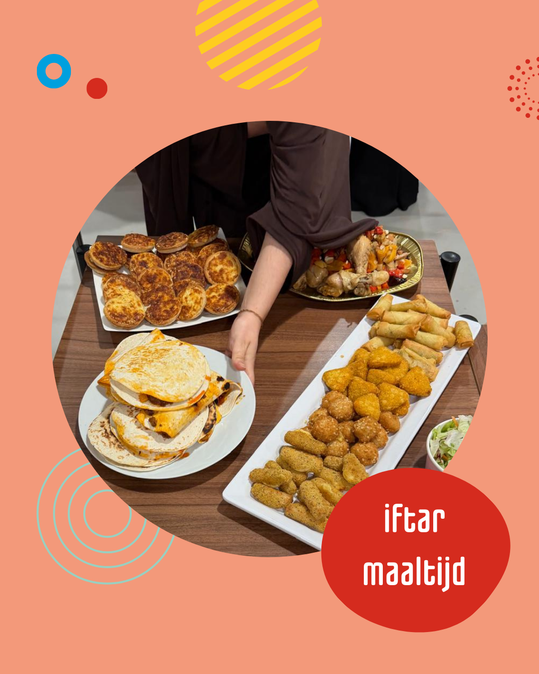 Een geslaagde iftar maaltijd